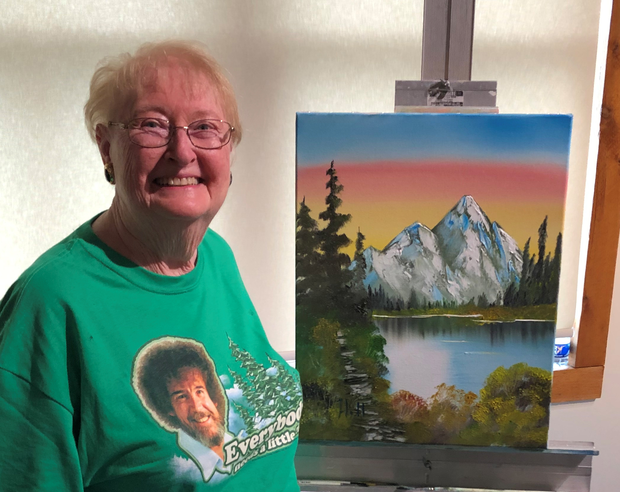 It's the world's biggest museum exhibition of Bob Ross paintings. So how'd  it wind up in B.C.?